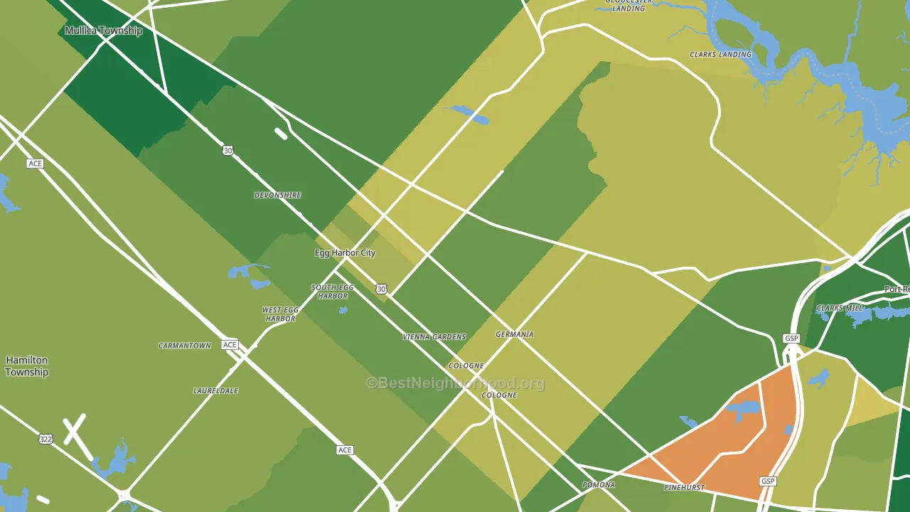 08215, NJ block-group voter-turnout map