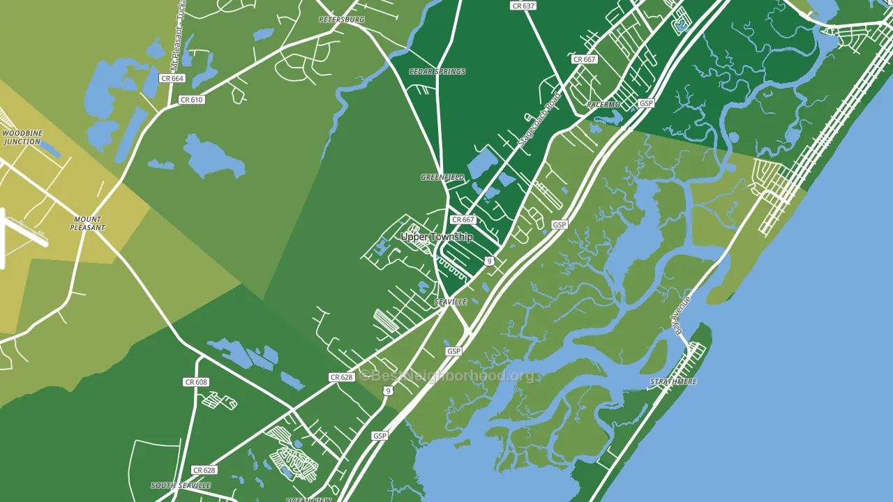 08230, NJ block-group voter-turnout map