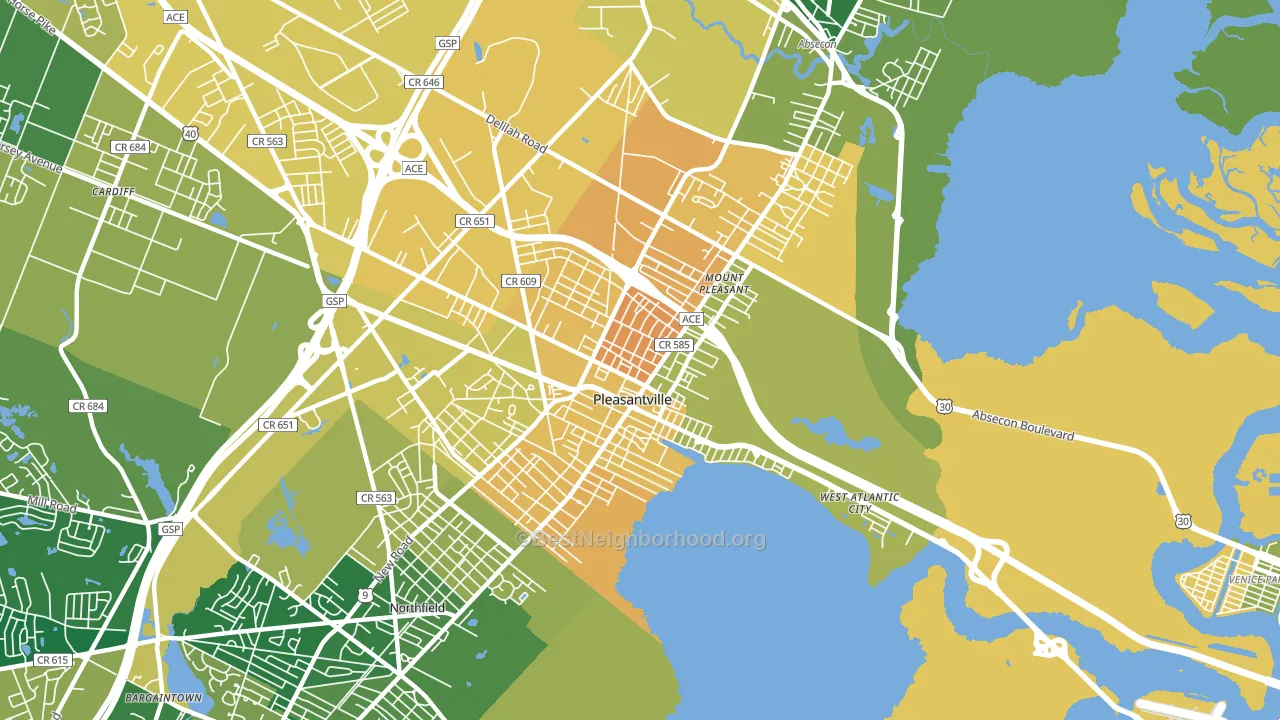 08232, NJ block-group voter-turnout map