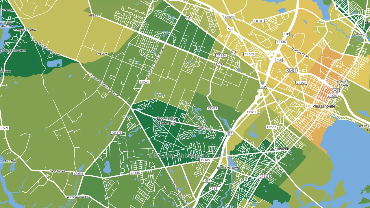 08234, NJ block-group voter-turnout map