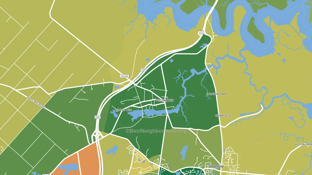 08241, NJ block-group voter-turnout map