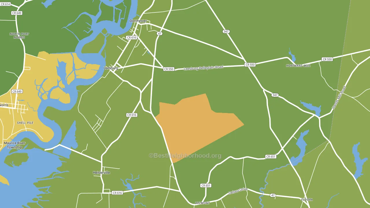 08327, NJ block-group voter-turnout map