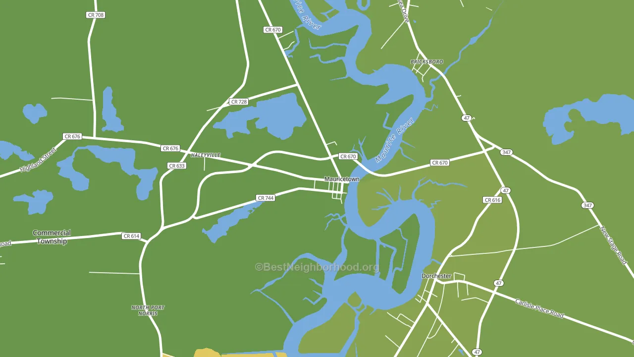 08329, NJ block-group voter-turnout map