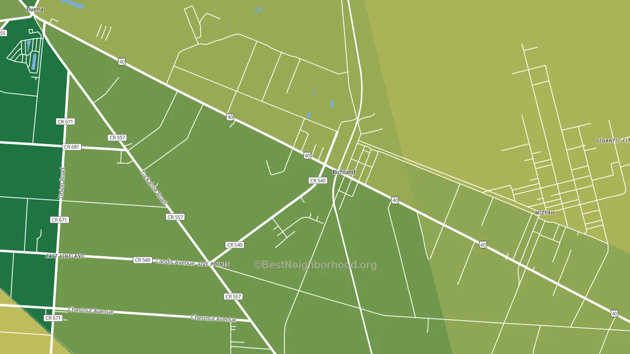 08350, NJ block-group voter-turnout map