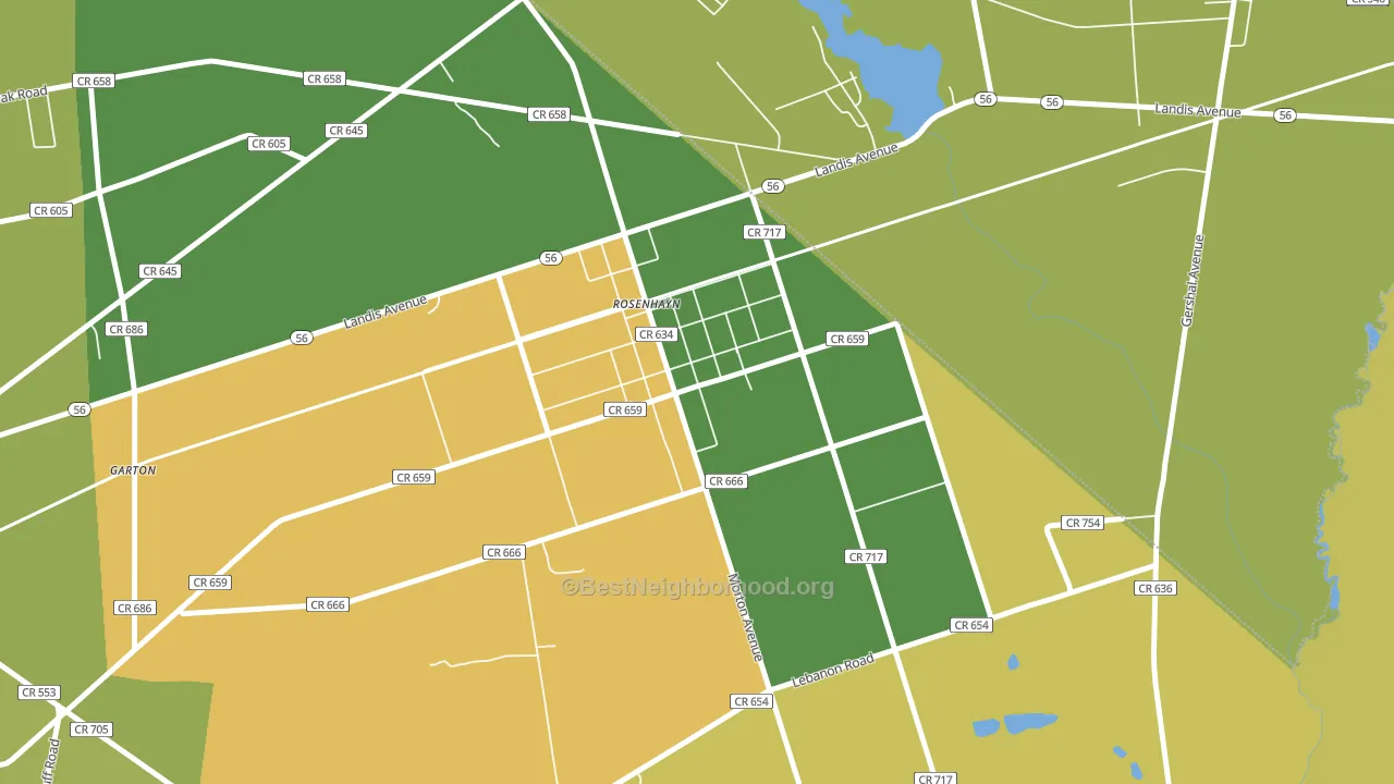 08352, NJ block-group voter-turnout map