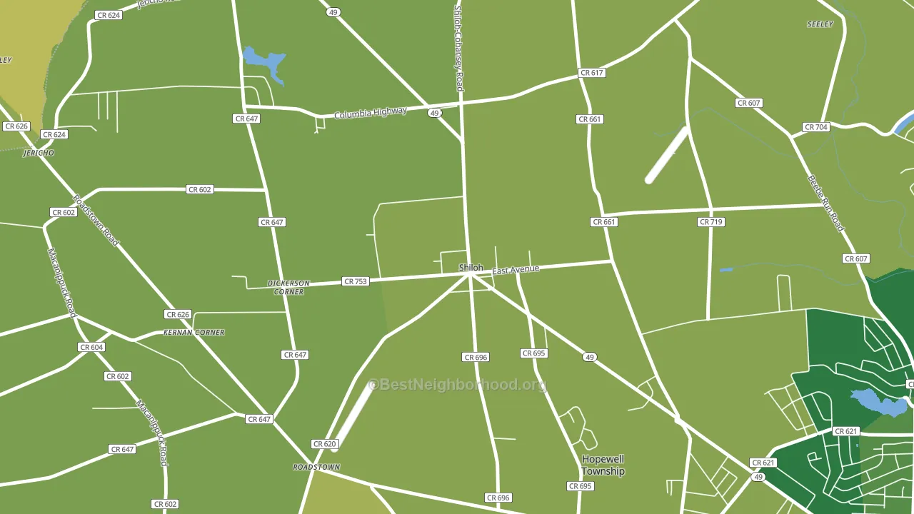 08353, NJ block-group voter-turnout map