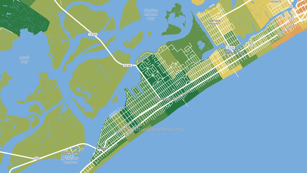 08402, NJ block-group voter-turnout map