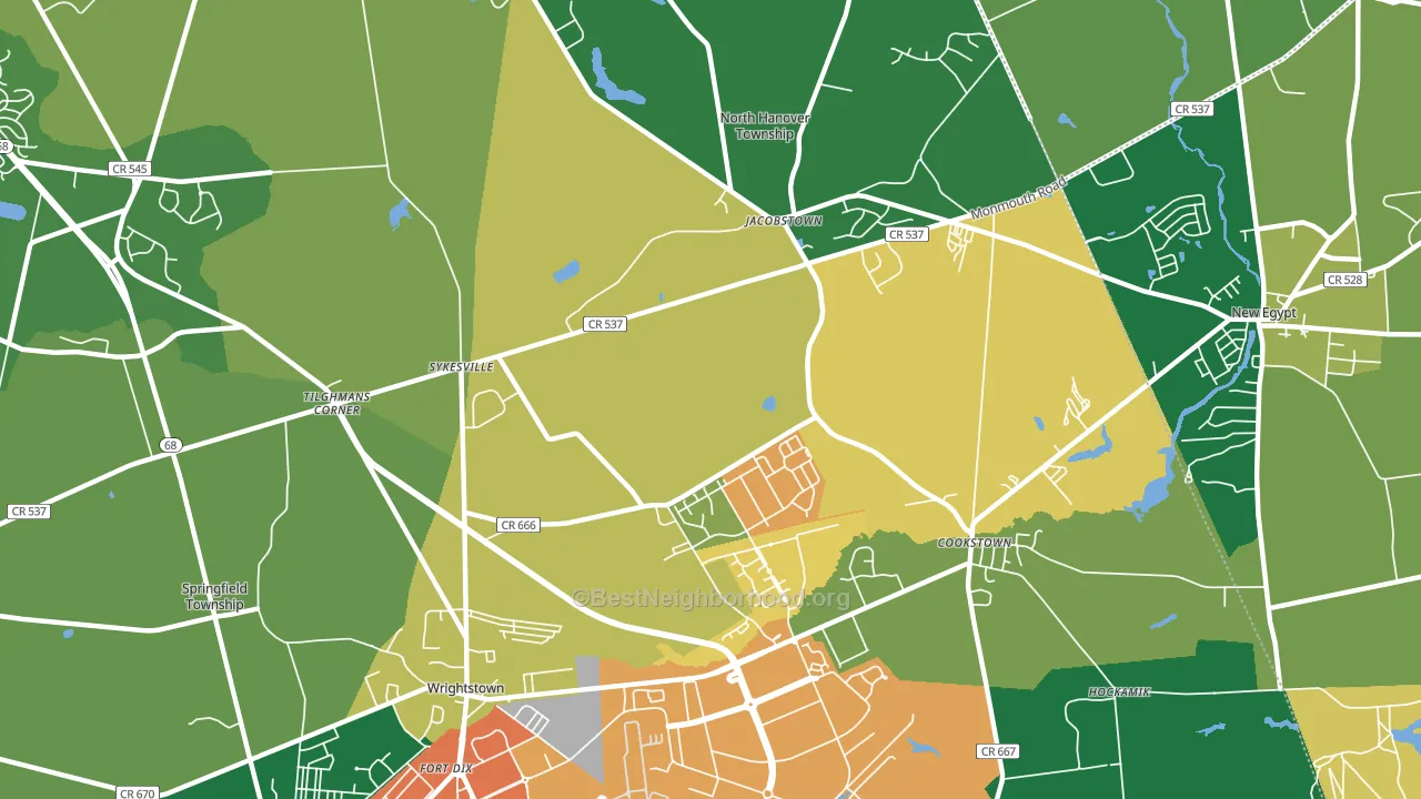08562, NJ block-group voter-turnout map
