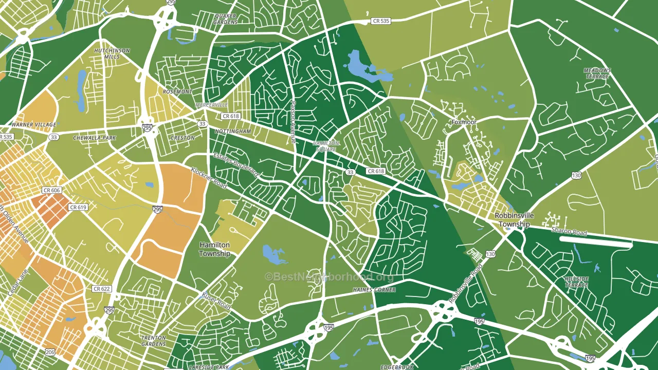 08690, NJ block-group voter-turnout map