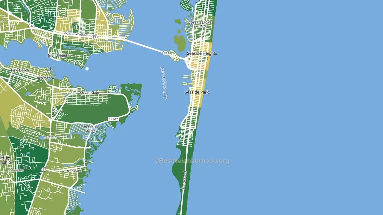 08752, NJ block-group voter-turnout map