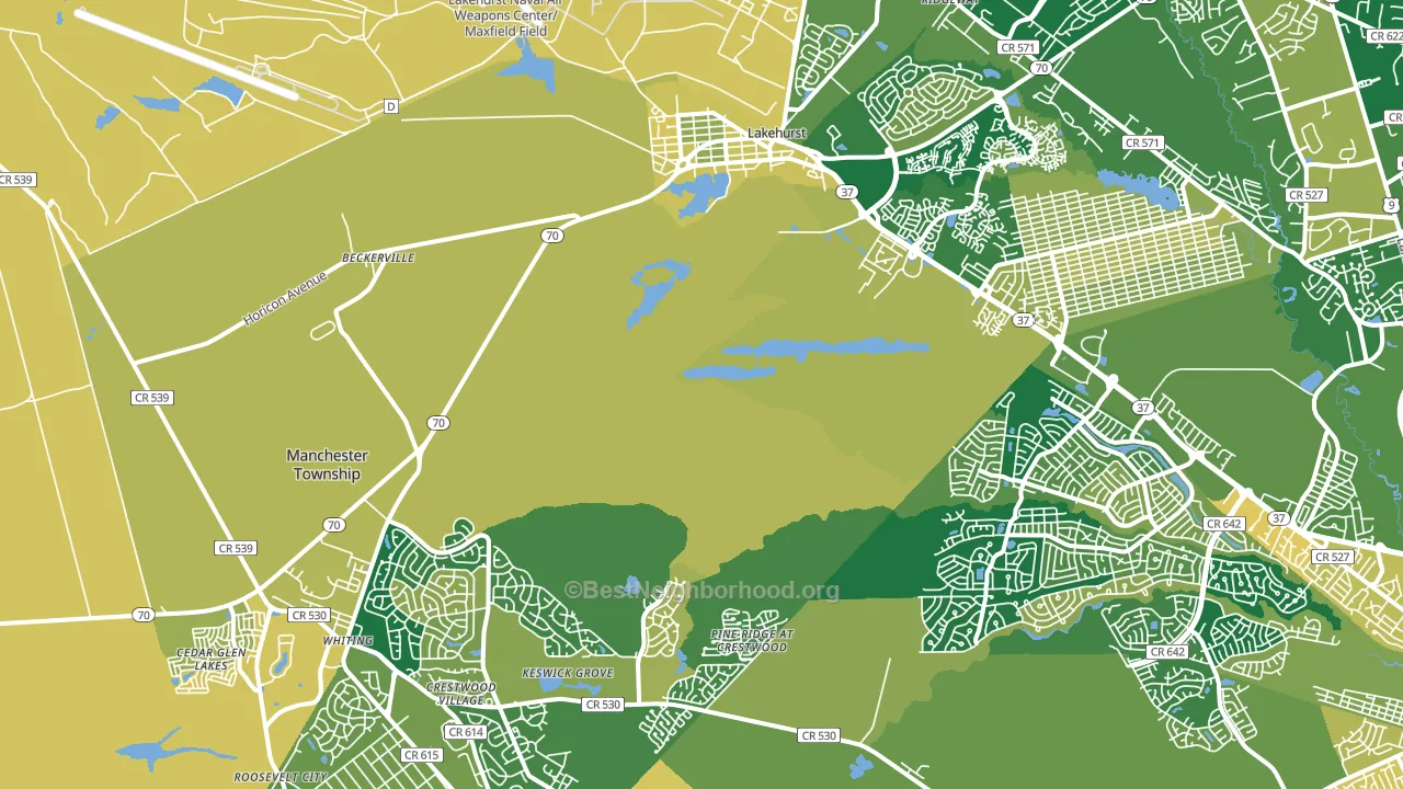 08759, NJ block-group voter-turnout map