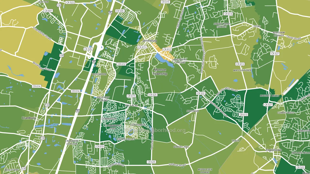 08831, NJ block-group voter-turnout map