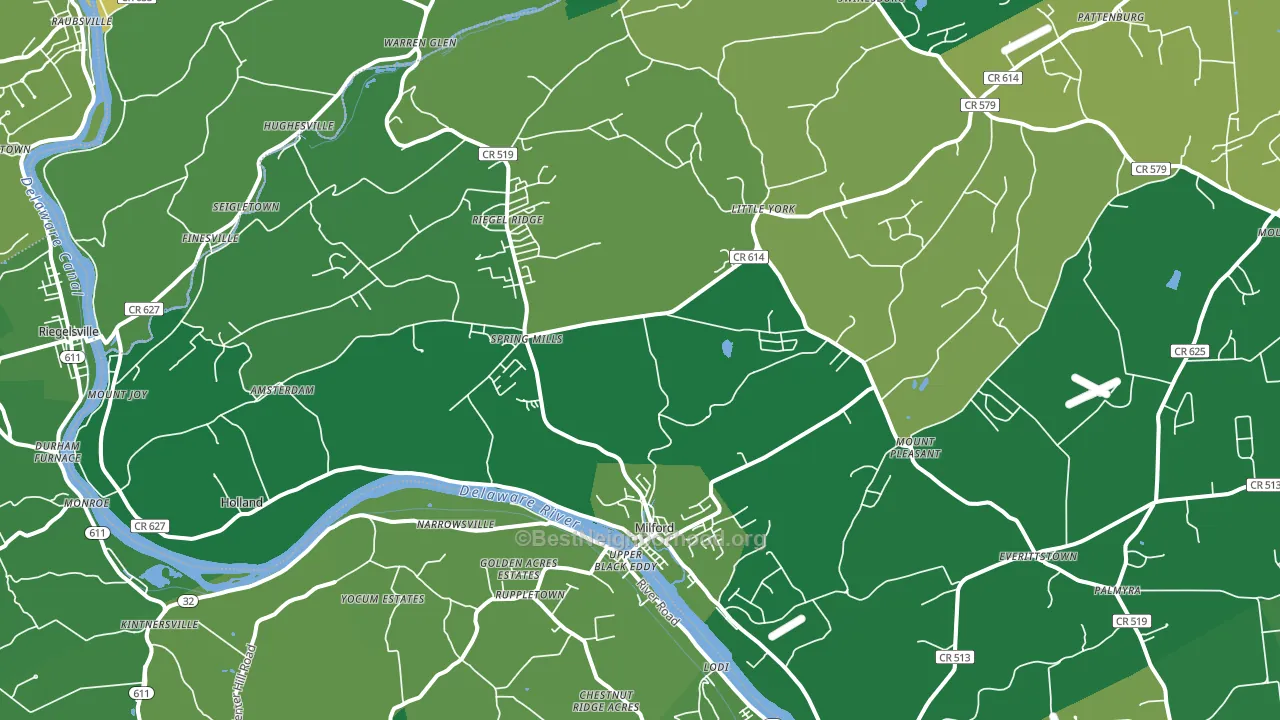 08848, NJ block-group voter-turnout map