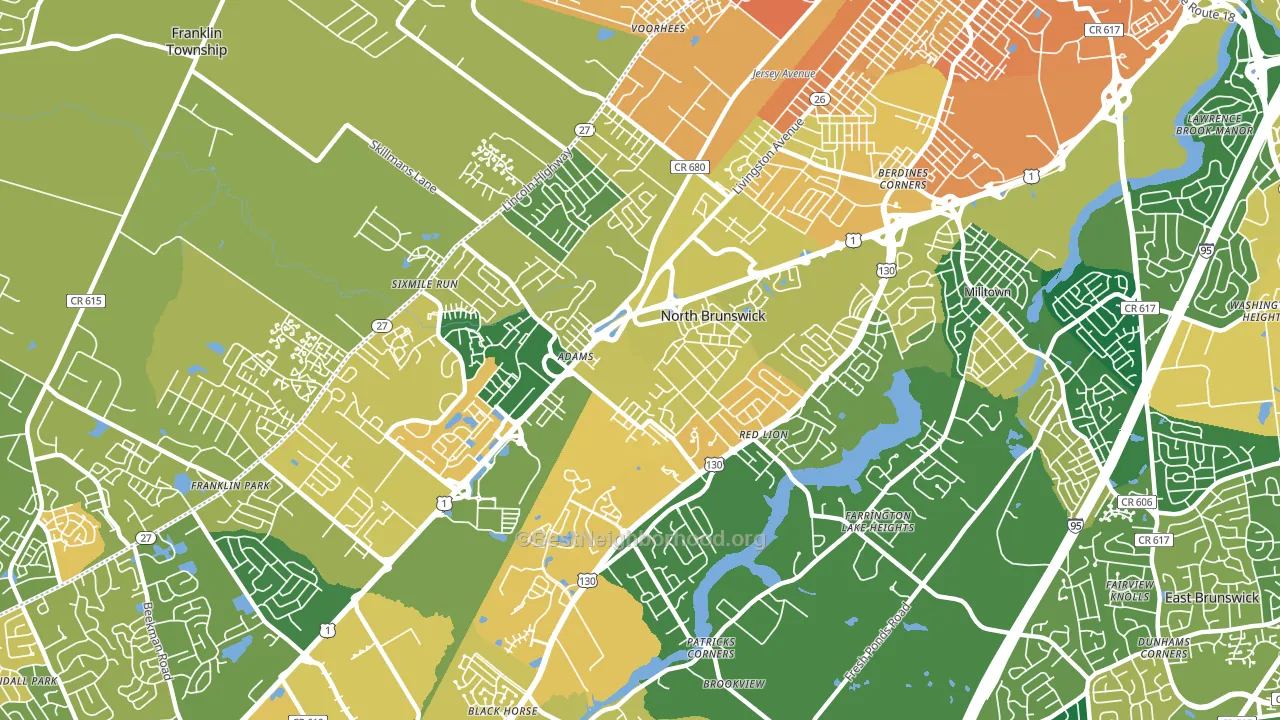 08902, NJ block-group voter-turnout map