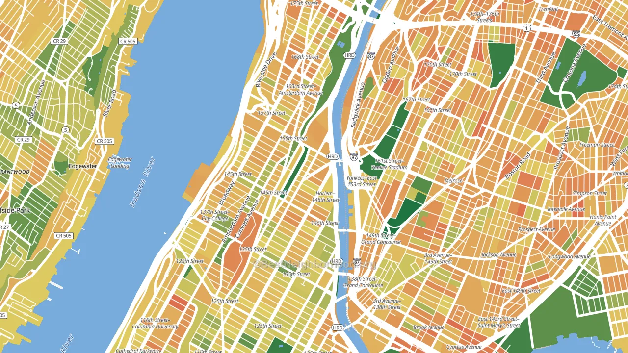 10039, NY block-group voter-turnout map