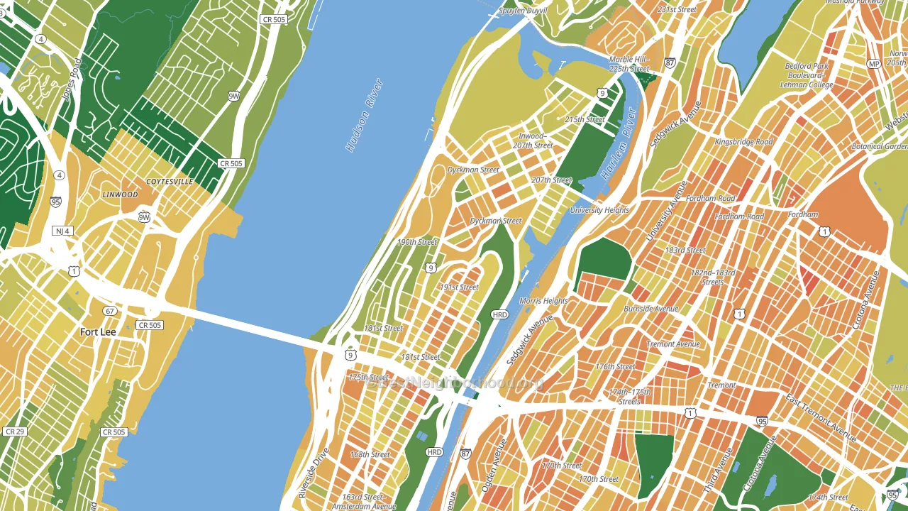10040, NY block-group voter-turnout map