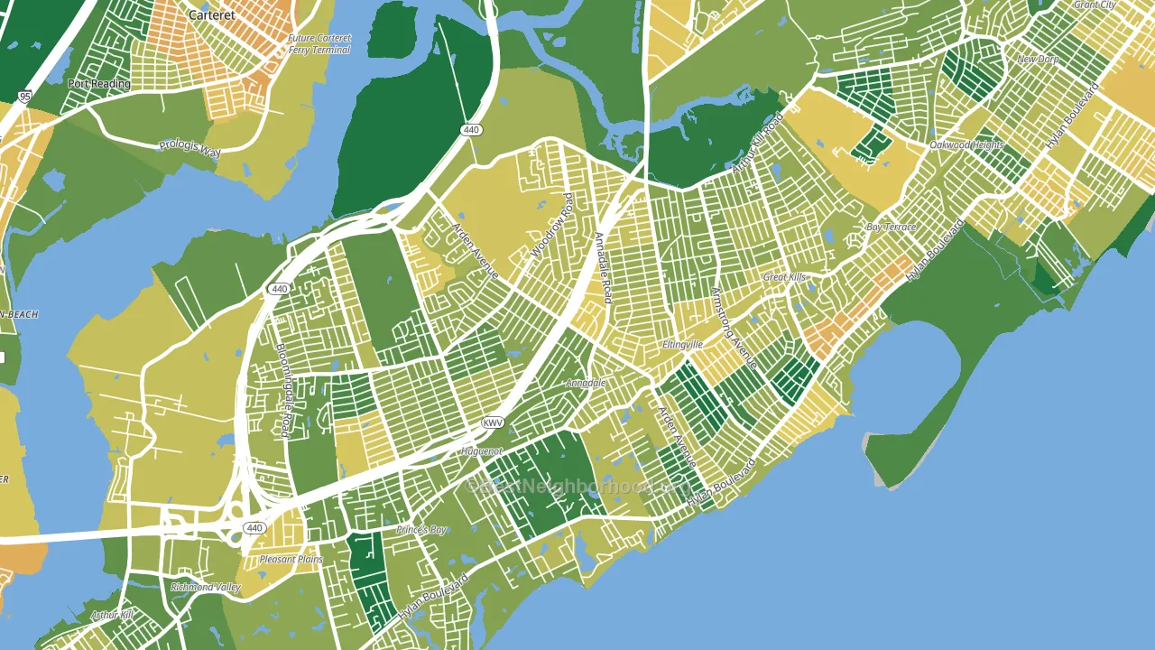 10312, NY block-group voter-turnout map