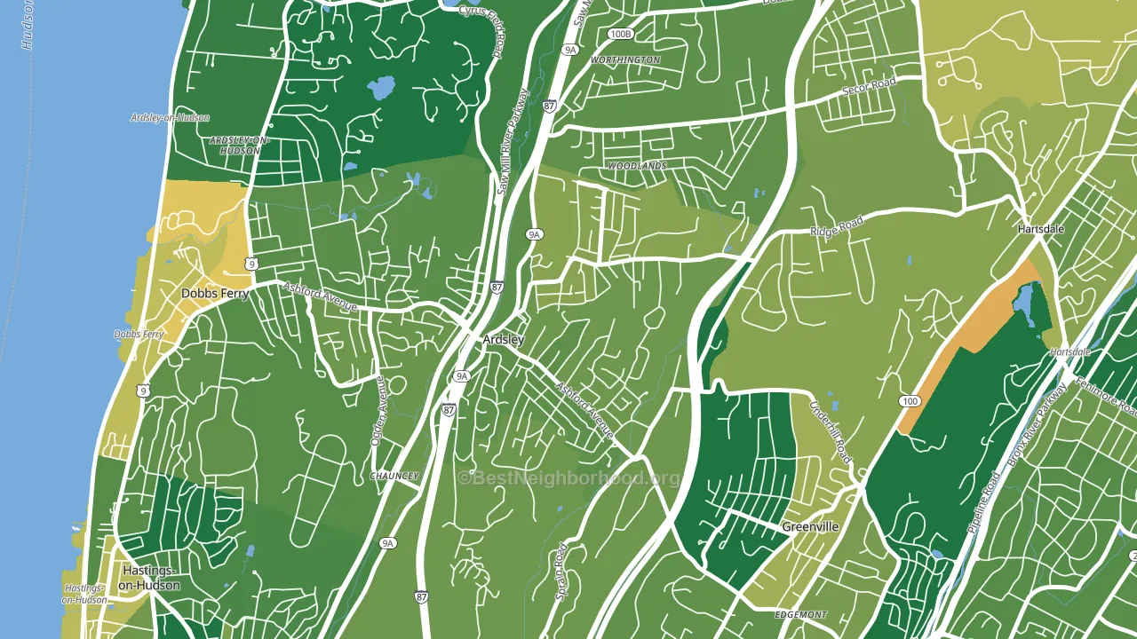 10502, NY block-group voter-turnout map