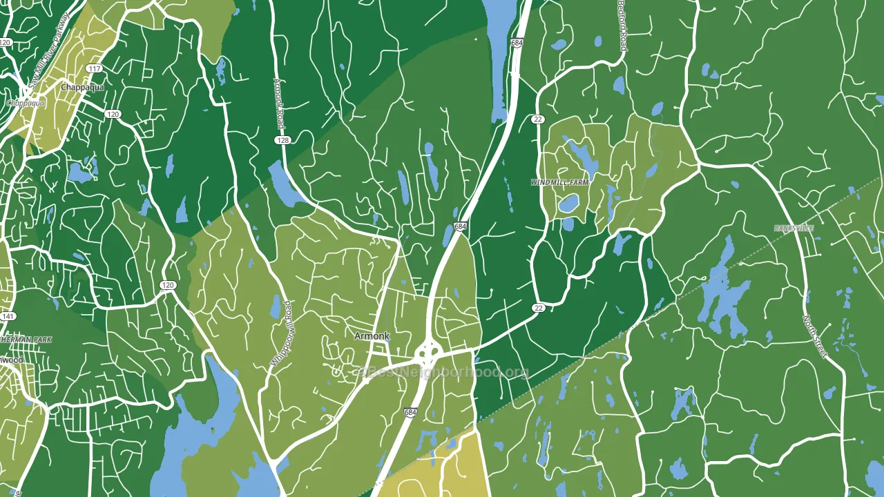 10504, NY block-group voter-turnout map