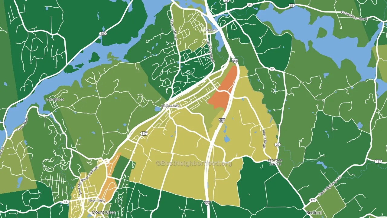 10507, NY block-group voter-turnout map