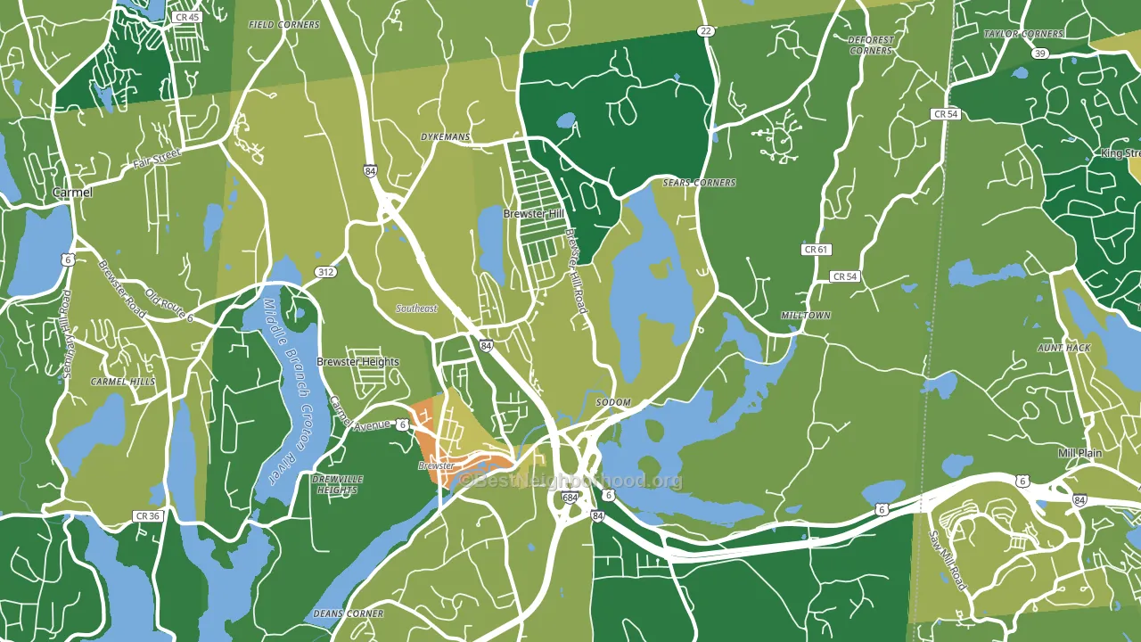 10509, NY block-group voter-turnout map
