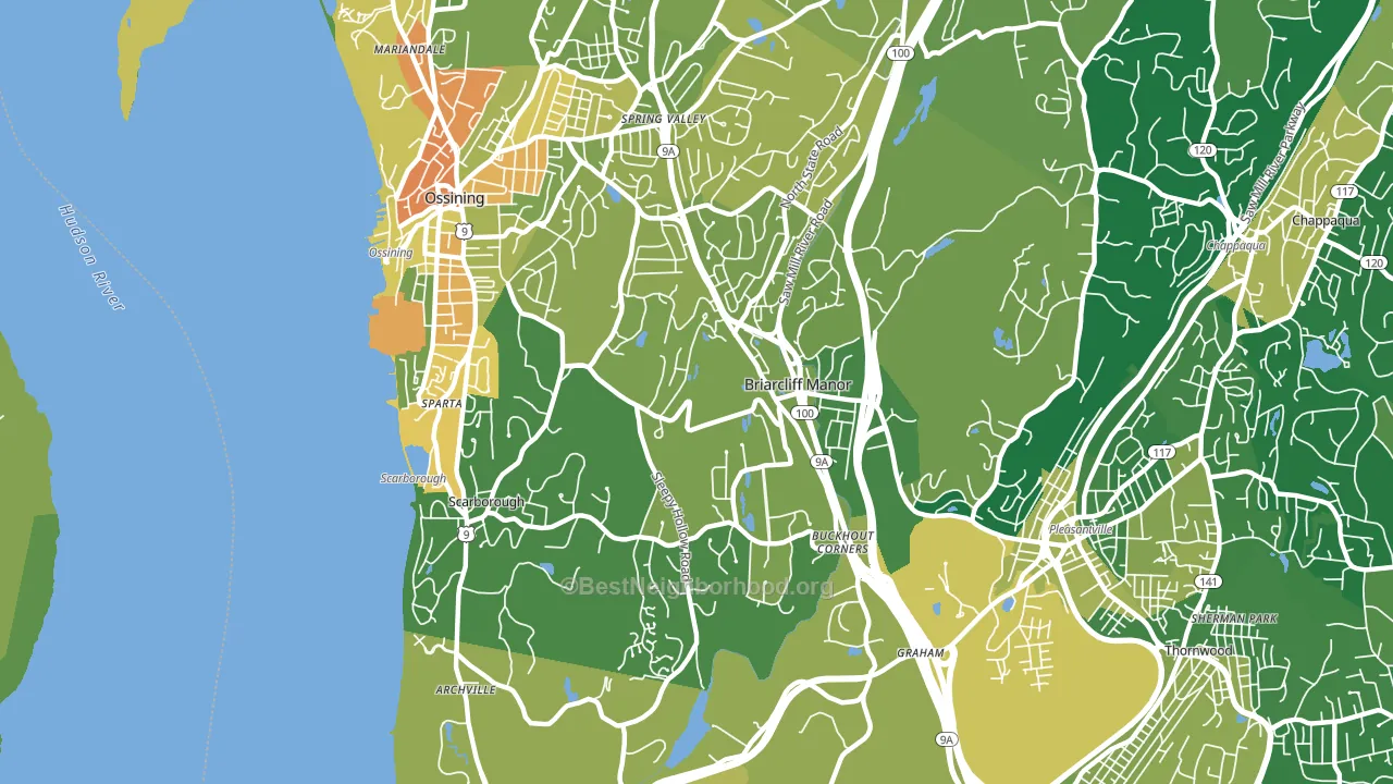 10510, NY block-group voter-turnout map