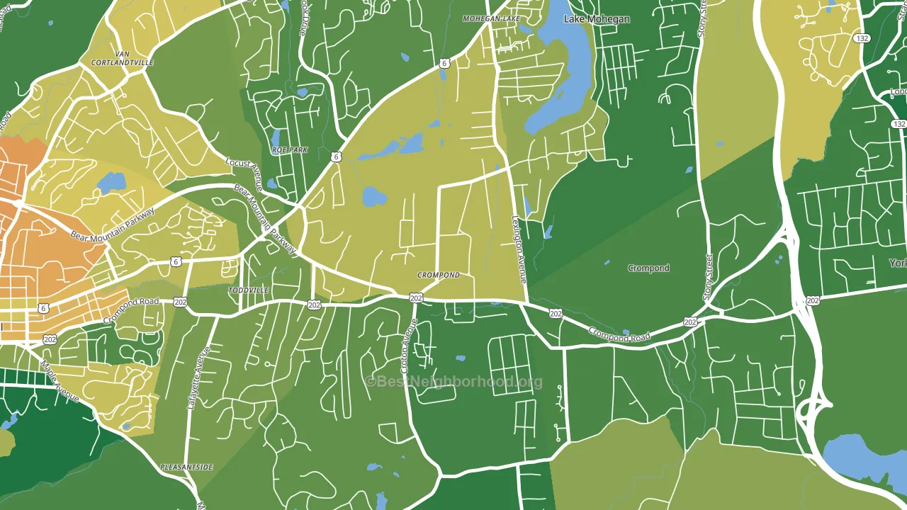 10517, NY block-group voter-turnout map