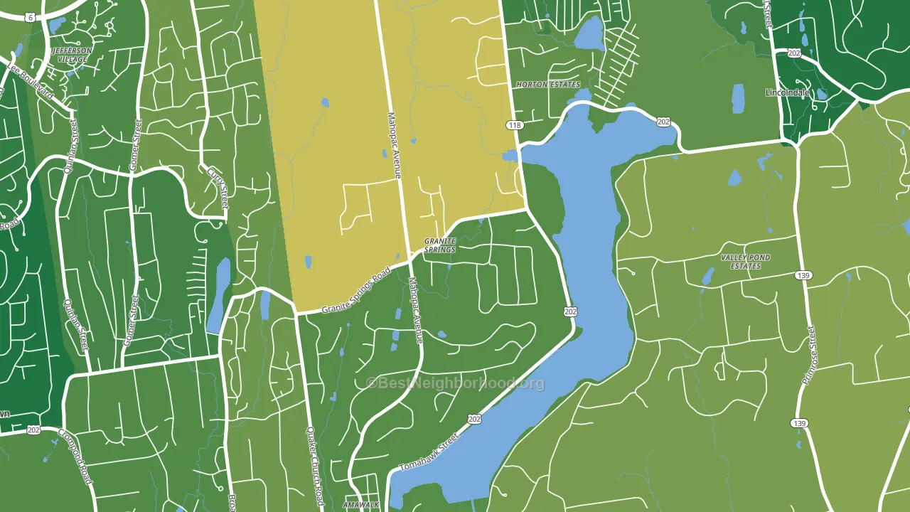10527, NY block-group voter-turnout map
