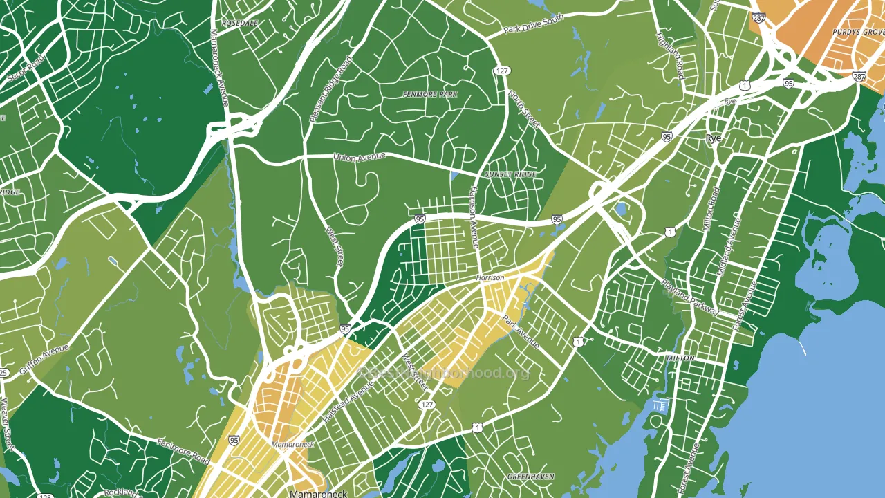 10528, NY block-group voter-turnout map