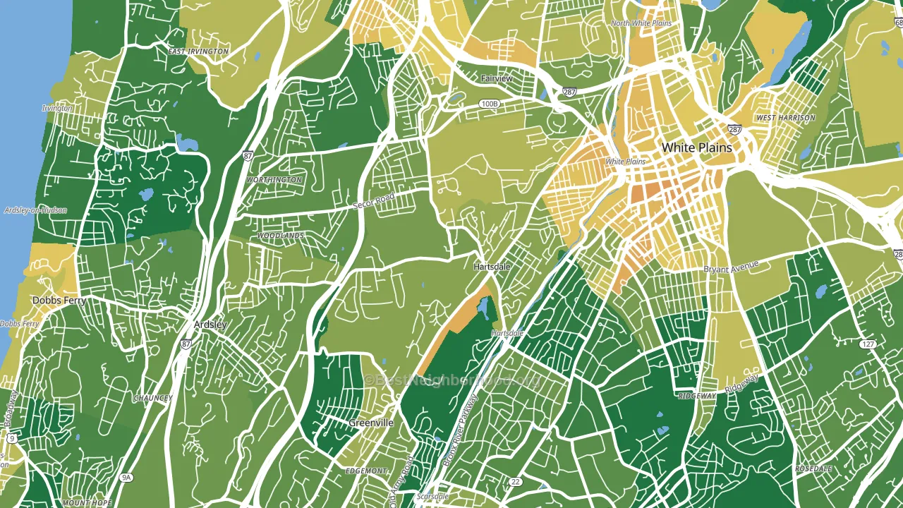 10530, NY block-group voter-turnout map