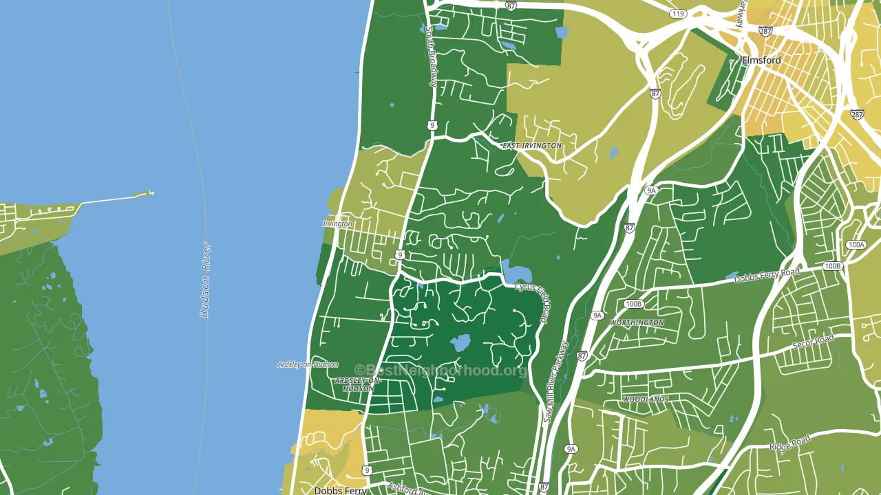 10533, NY block-group voter-turnout map