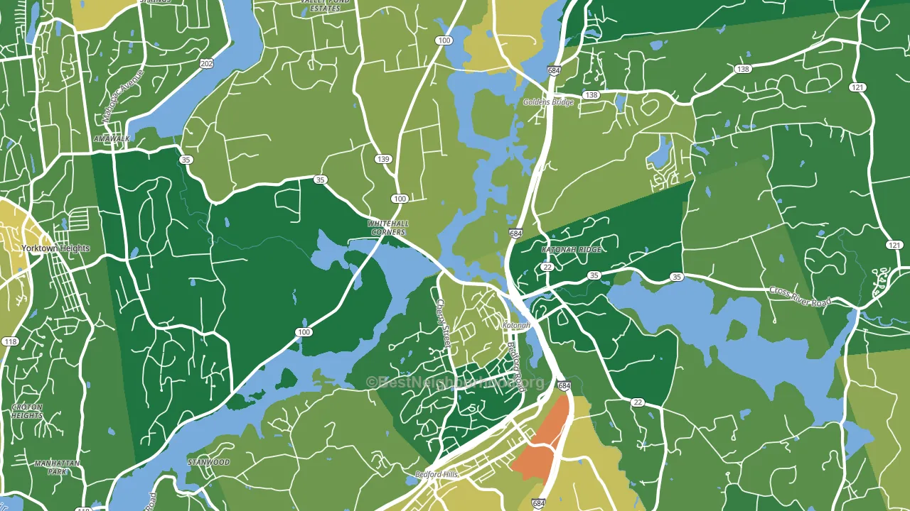 10536, NY block-group voter-turnout map