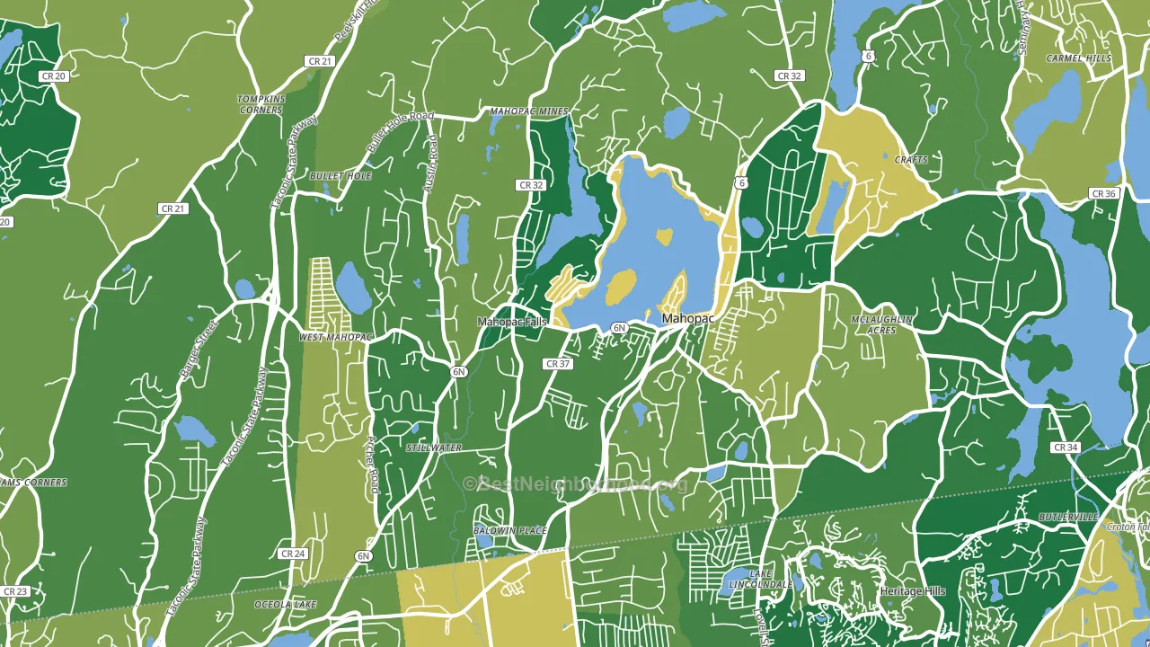 10541, NY block-group voter-turnout map