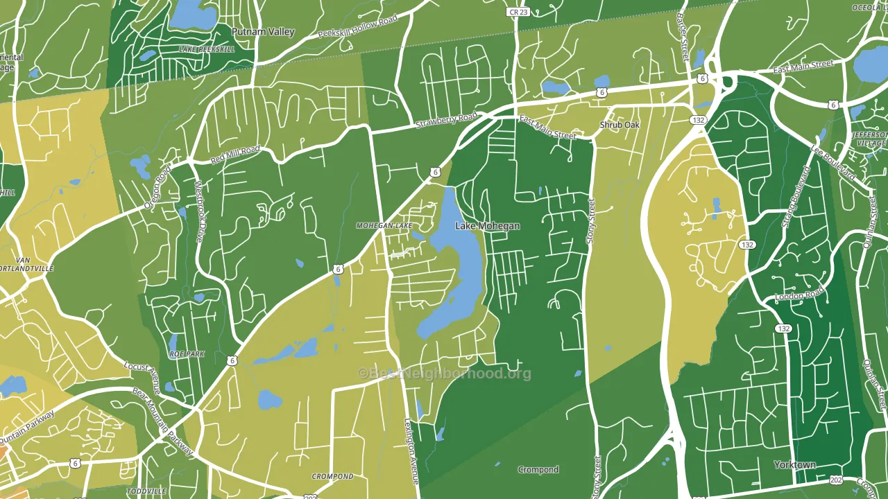 10547, NY block-group voter-turnout map