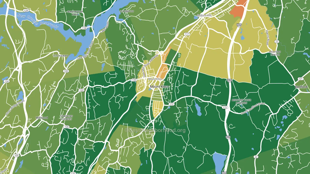 10549, NY block-group voter-turnout map