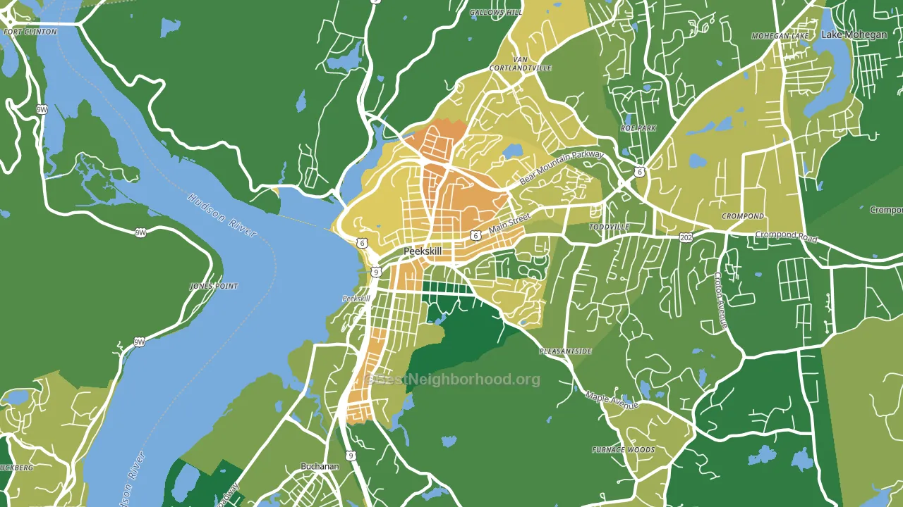 10566, NY block-group voter-turnout map