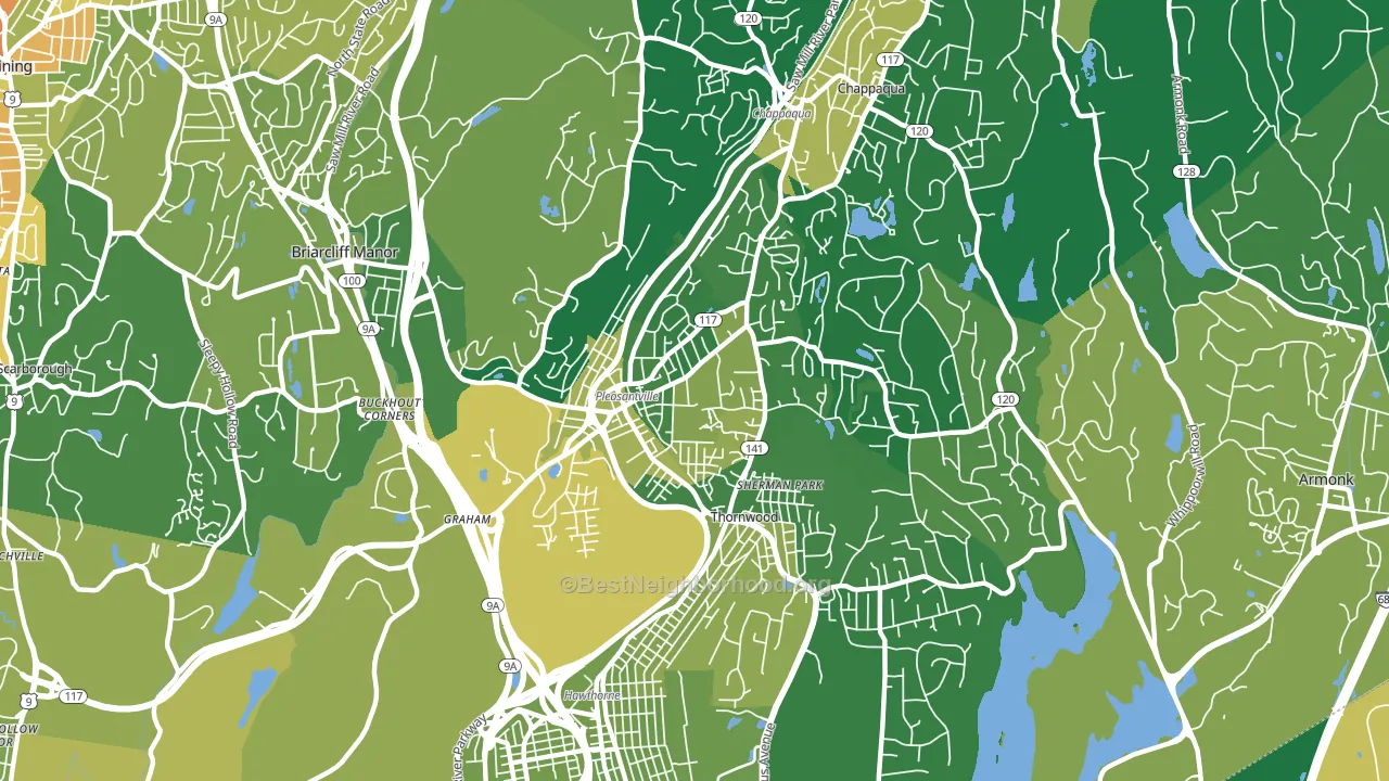 10570, NY block-group voter-turnout map
