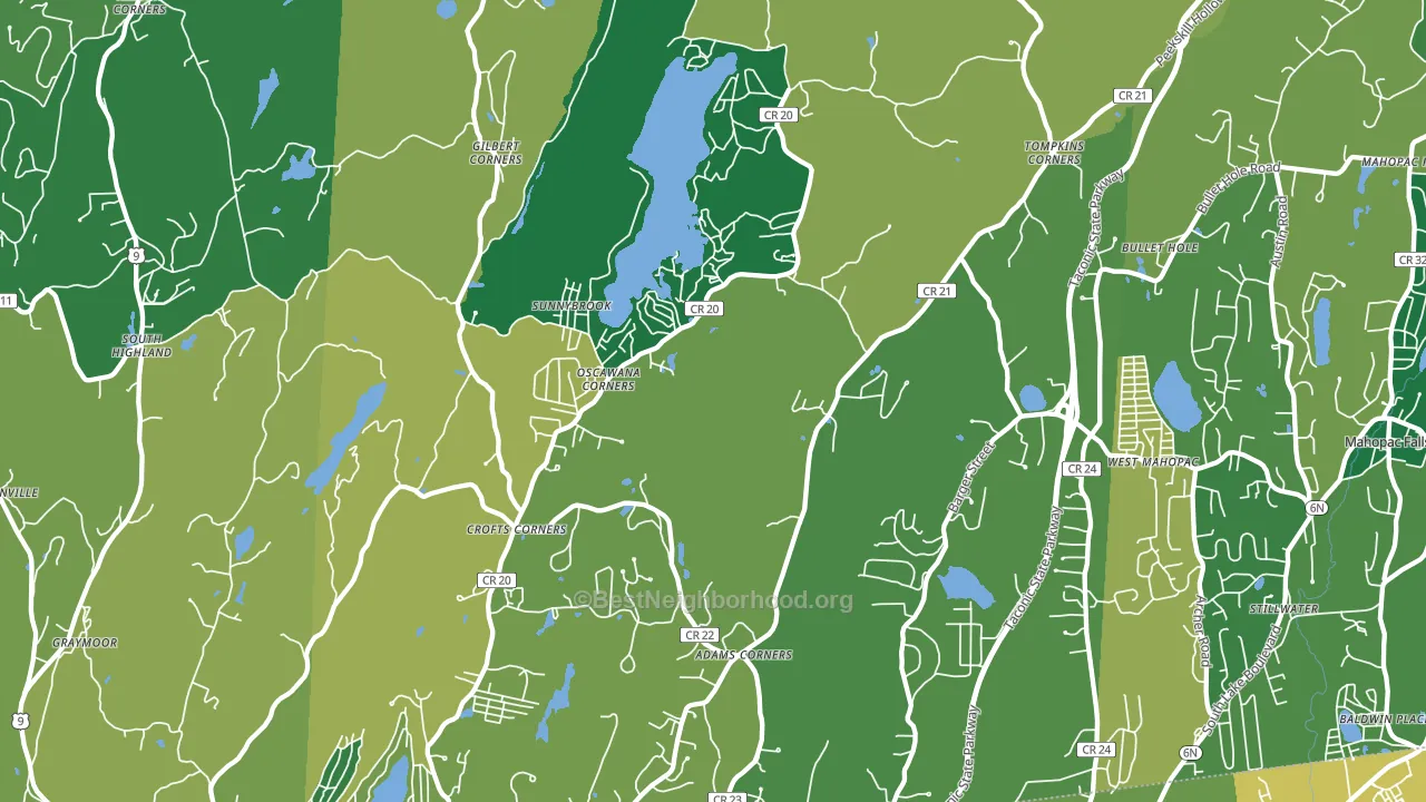 10579, NY block-group voter-turnout map