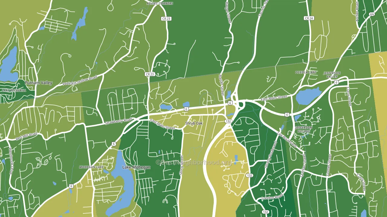 10588, NY block-group voter-turnout map