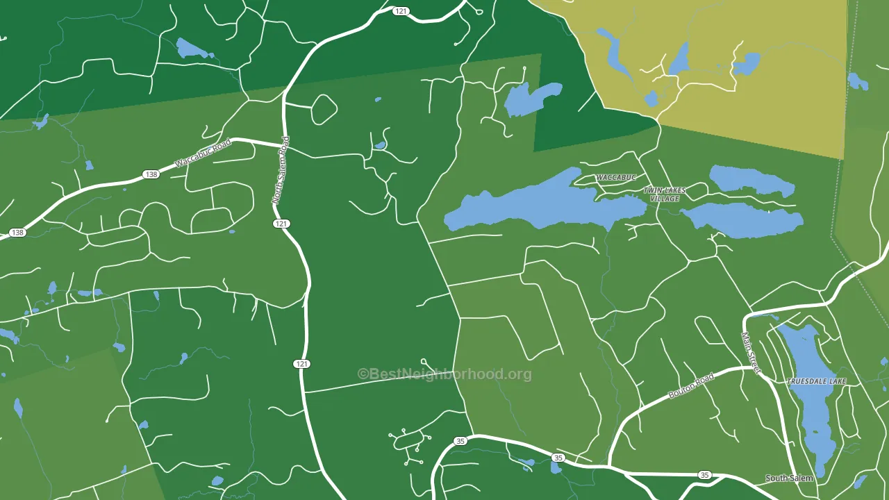 10597, NY block-group voter-turnout map