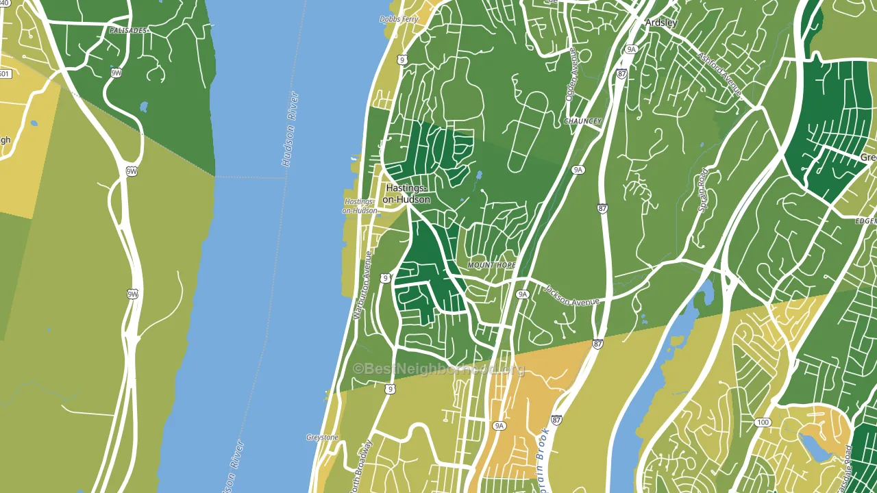 10706, NY block-group voter-turnout map