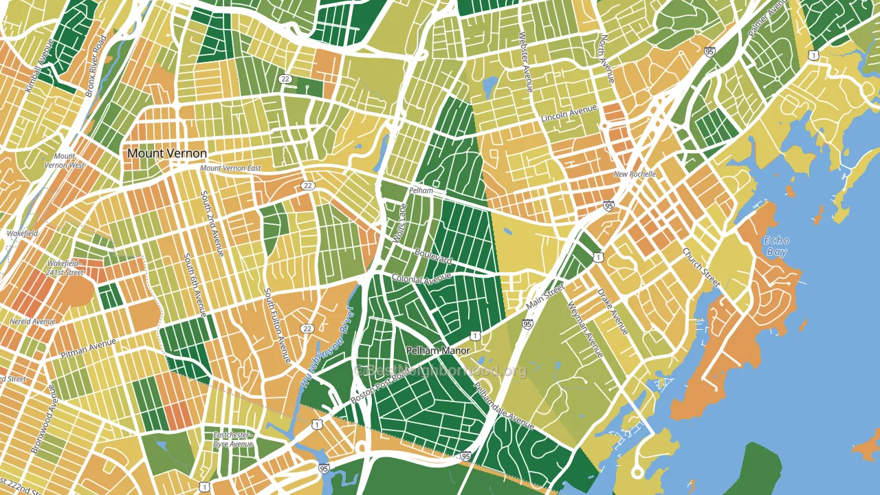 10803, NY block-group voter-turnout map