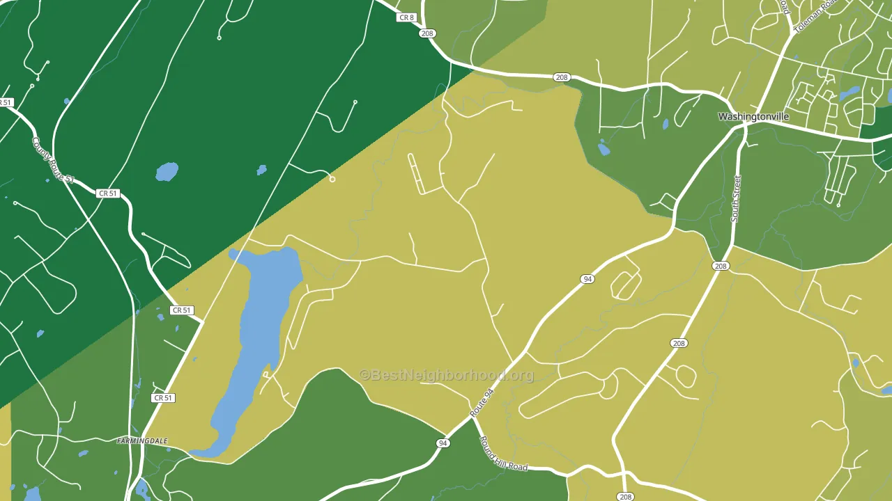 10914, NY block-group voter-turnout map