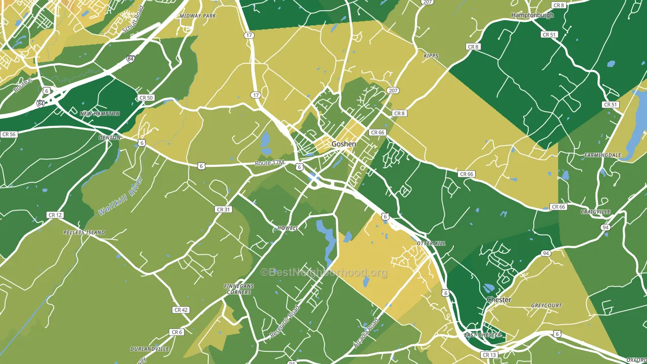 10924, NY block-group voter-turnout map