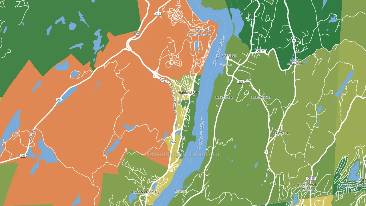10928, NY block-group voter-turnout map