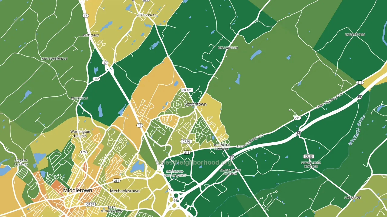 10941, NY block-group voter-turnout map