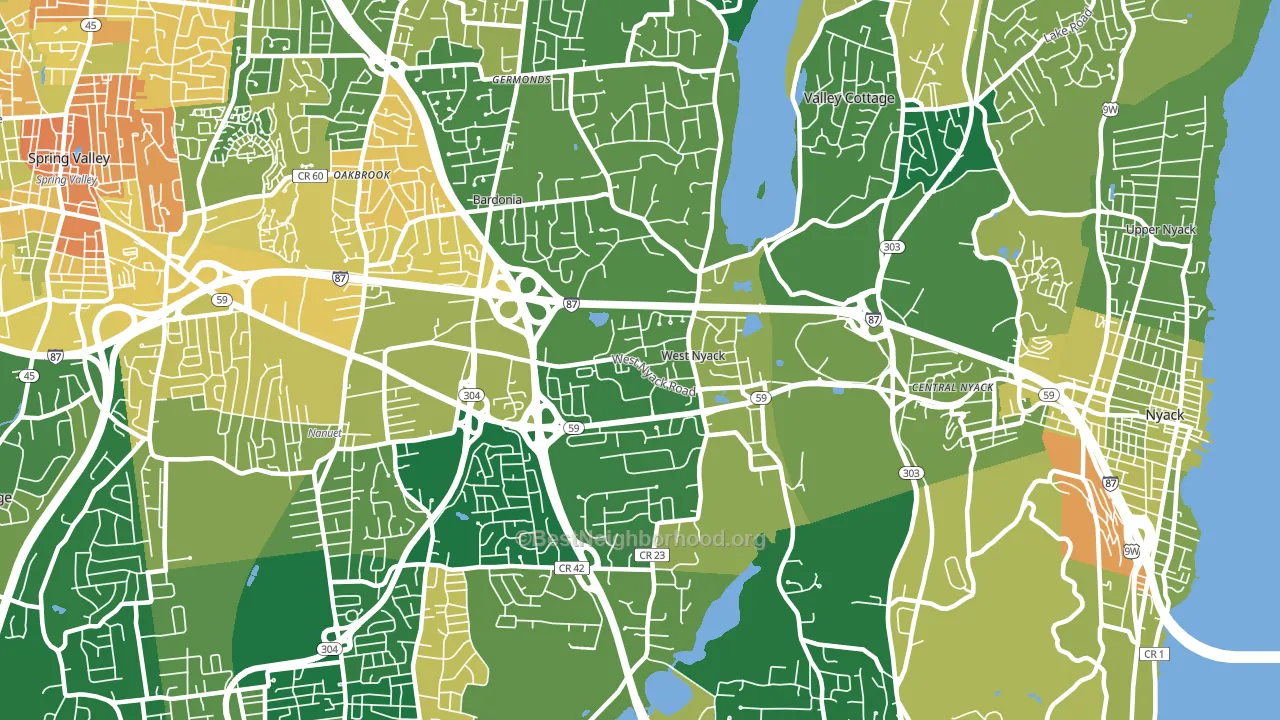 10994, NY block-group voter-turnout map