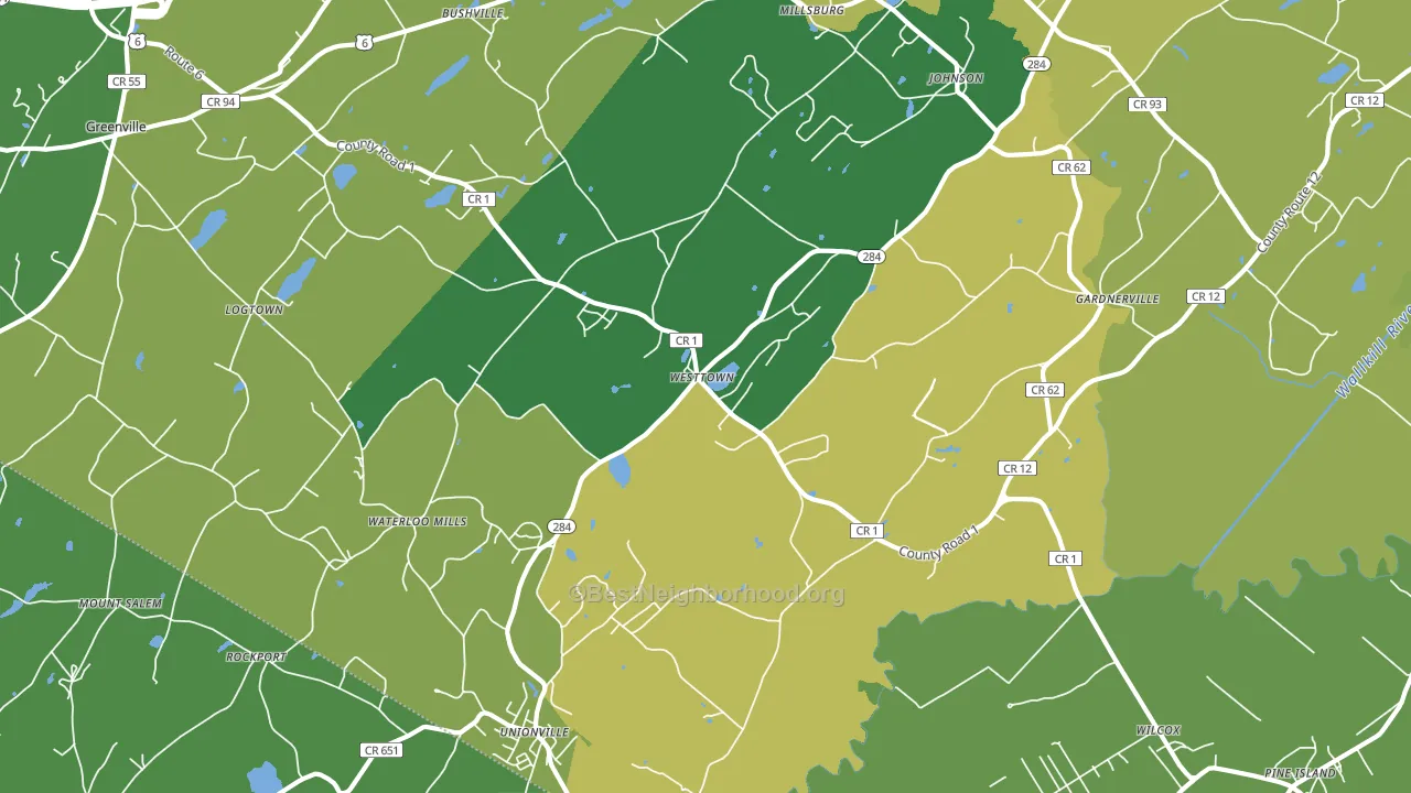 10998, NY block-group voter-turnout map