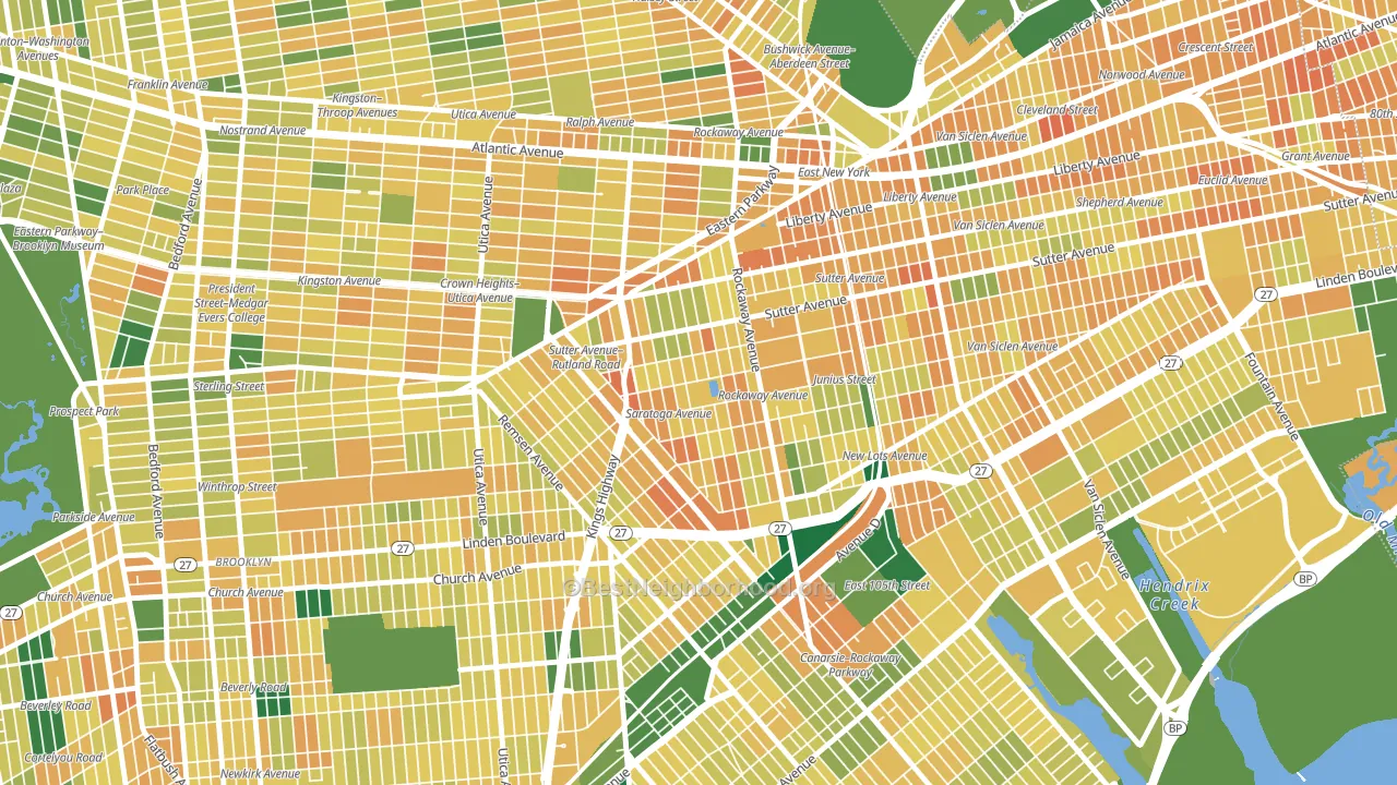 11212, NY block-group voter-turnout map