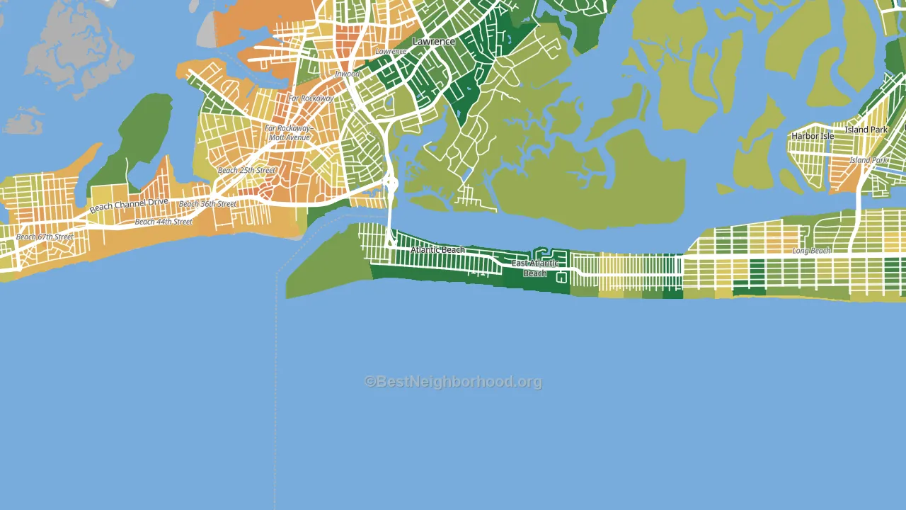 11509, NY block-group voter-turnout map